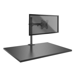 Lindy 40657 supporto da tavolo per Tv a schermo piatto 71,1 cm (28") Scrivania Nero