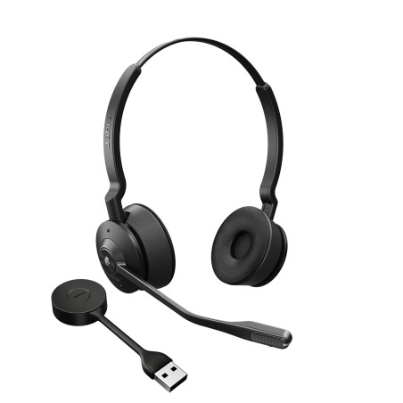 Jabra 9559-450-111 cuffia e auricolare Wireless A Padiglione Ufficio Nero, Titanio