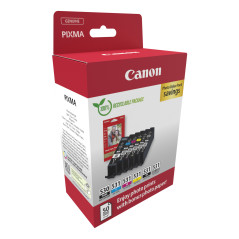 Canon PGI-530/CLI-531 PVP cartuccia d'inchiostro 6 pz Originale Nero, Ciano, Grigio, Magenta, Nero per foto, Giallo