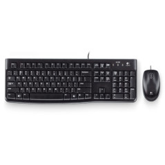 Logitech Desktop MK120 tastiera Mouse incluso USB Arabico Nero