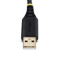 StarTech.com Cavo da USB a seriale 1m, Ritenzione COM, Viti/dadi intercambiabili, Adattatore USB-A a DB9 RS232 Protezione ESD,