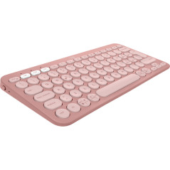 Logitech Pebble Keys 2 K380s tastiera Universale RF senza fili + Bluetooth QWERTY Italiano Rosa