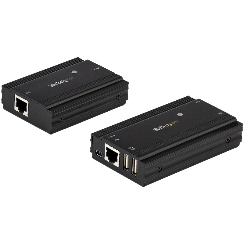 StarTech.com Extender USB 2.0 a 4 porte - Estensore Ethernet USB 2.0 multiporta via CAT5 CAT6 100m - USB Extender Hub via Lan