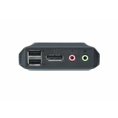 ATEN Switch KVM cavo USB DisplayPort a 2 porte con selettore porta remota