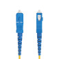 StarTech.com Cavo in fibra ottica simplex monomodale OS2 da LC a SC (UPC) da 15m, 9/125µm, 40G/100G, Insensibile alla