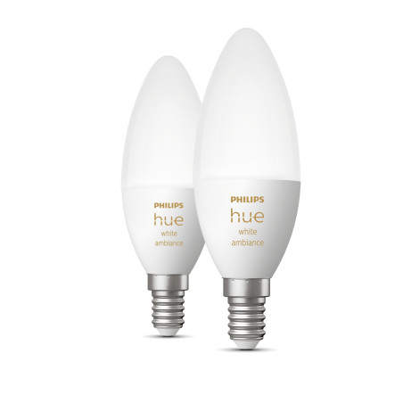 Philips Hue White ambiance 2 Lampadine Smart E14 25 W