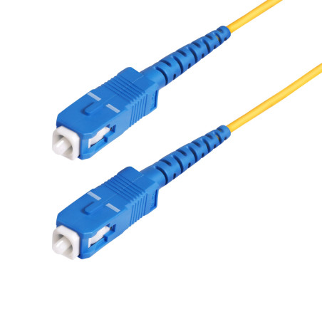 StarTech.com Cavo in fibra ottica simplex monomodale OS2 da SC a SC (UPC) da 30 m, 9 125µm, 40G 100G, Insensibile alla