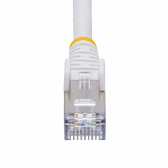 StarTech.com Cavo Ethernet CAT8 bianco da 12m, RJ45 Snagless, 25G 40G, 2000MHz, 100W PoE++, S FTP, cavo lan in rame puro 26AWG,