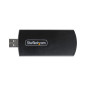 StarTech.com Chiavetta Wi-Fi 6E USB/Dongle per PC Desktop/Laptop, NIC wireless con antenna pieghevole, adattatore WiFi con