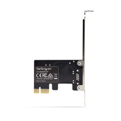 StarTech.com Scheda di rete PCIe Gigabit a 1 porta, scheda LAN PCI Express 10 100 1000Mbps, Adattatore di rete NIC, Realtek