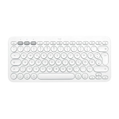 Logitech K380 for Mac Multi-Device Bluetooth Keyboard tastiera Universale QWERTY Spagnolo Bianco