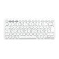 Logitech K380 for Mac Multi-Device Bluetooth Keyboard tastiera Universale QWERTY Spagnolo Bianco