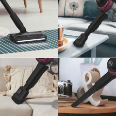 Hoover HF410H 011 Aspirapolvere a bastone Batteria Secco Micro Senza sacchetto 0,4 L 240 W Magenta 2,5 Ah