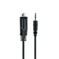 StarTech.com Cavo Seriale DB9 a Jack 3,5 mm da 1m - Adattatore Seriale RS232 9 pin a Jack 3,5 M/M per la Configurazione e