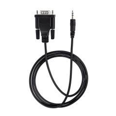 StarTech.com Cavo Seriale DB9 a Jack 3,5 mm da 1m - Adattatore Seriale RS232 9 pin a Jack 3,5 M M per la Configurazione e