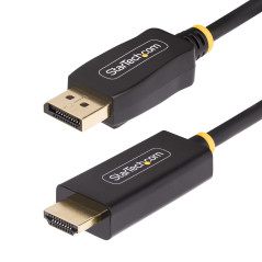 StarTech.com Cavo da DisplayPort a HDMI da 2m, 4K 60 Hz con HDR, Adattatore da DisplayPort a HDMI 2.0b, Convertitore video