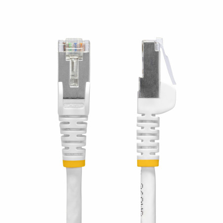 StarTech.com Cavo Ethernet CAT8 bianco da 2m, RJ45 Snagless, 25G/40G, 2000MHz, 100W PoE++, S/FTP, cavo lan in rame puro 26AWG,