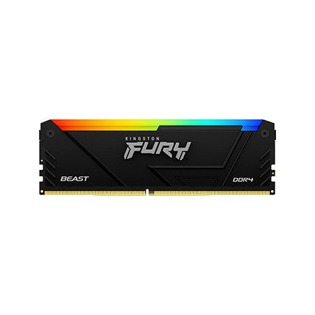 Kingston Technology FURY 32GB 2666MT/s DDR4 CL16 DIMM (Kit da 4) Beast RGB