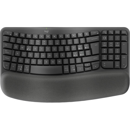 Logitech Wave Keys tastiera Ufficio RF senza fili + Bluetooth QWERTY Italiano Grafite