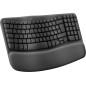 Logitech Wave Keys tastiera Ufficio RF senza fili + Bluetooth QWERTY Italiano Grafite