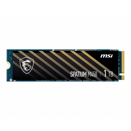 MSI SPATIUM M450 PCIe 4.0 NVMe M.2 1 TB PCI Express 4.0 3D NAND