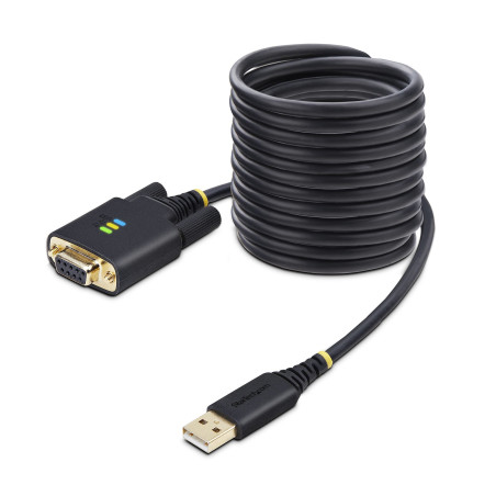 StarTech.com 1P10FFCN-USB-SERIAL cavo seriale Nero 3 m USB tipo A DB-9