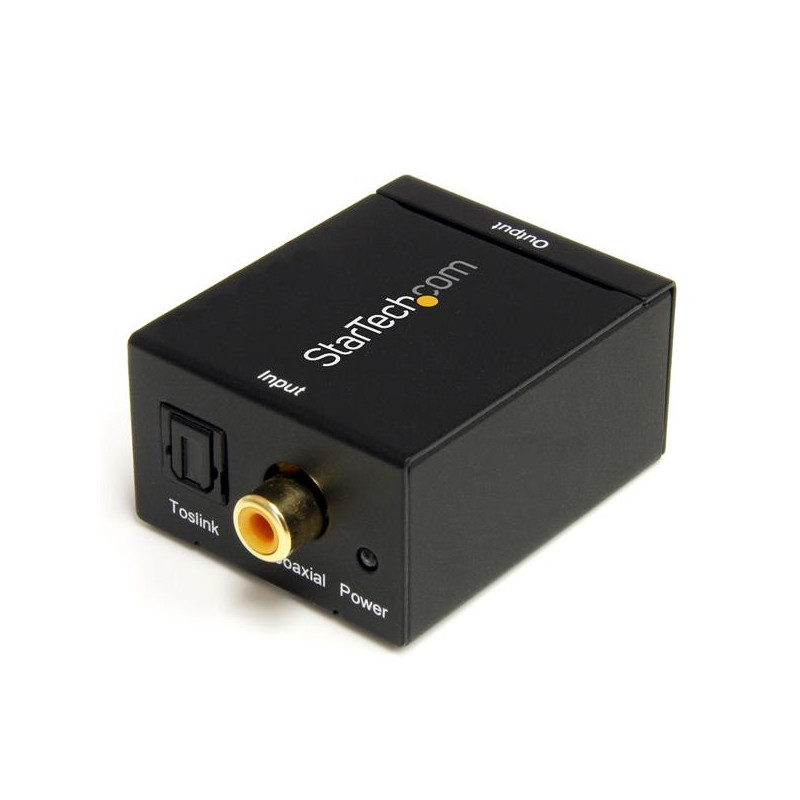 StarTech.com Convertitore audio da coassiale digitale SPDIF o ottico Toslink a RCA stereo