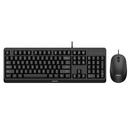 Philips 2000 series SPT6207BL 34 tastiera Mouse incluso Universale USB QWERTY Inglese Nero