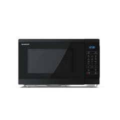 Sharp YC-MG252AE-B forno a microonde Nero Microonde con grill Superficie piana 25 L 900 W