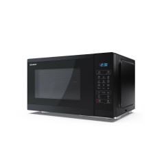 Sharp YC-MG252AE-B forno a microonde Nero Microonde con grill Superficie piana 25 L 900 W