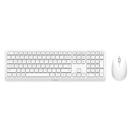 Philips 3000 series SPT6307W 34 tastiera Mouse incluso Universale RF Wireless QWERTY Inglese Bianco