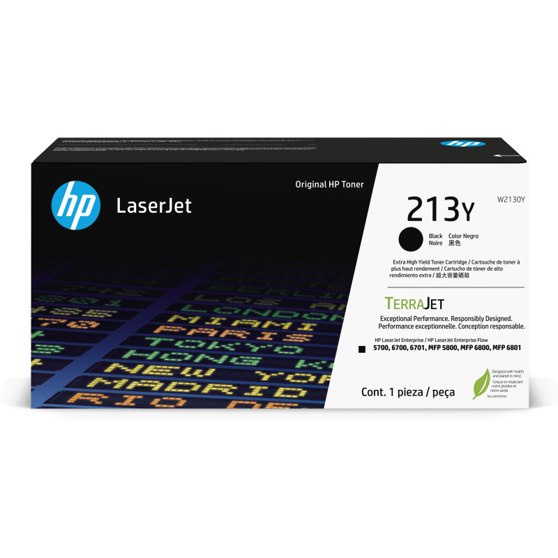 HP Cartuccia toner originale nero ad altissima capacità LaserJet 213Y