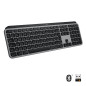 Logitech MX Keys Tastiera Wireless Illuminata Avanzata per Mac, Digitazione Tattile, Tasti Retroilluminati a LED, Bluetooth,