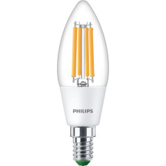 Philips Lampadina candela trasparente a filamento 40 W B35 E14