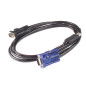 APC KVM USB Cable - 25 ft (7.6 m) cavo per tastiera, video e mouse Nero 7,6 m