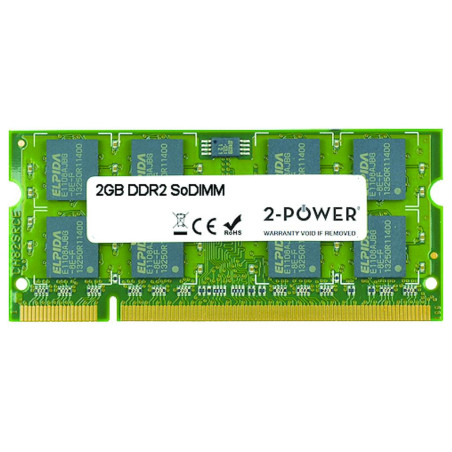 2-Power MEM4302A memoria 2 GB 1 x 2 GB DDR2 800 MHz