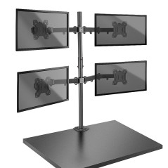 Lindy 40659 supporto da tavolo per Tv a schermo piatto 71,1 cm (28") Scrivania Nero