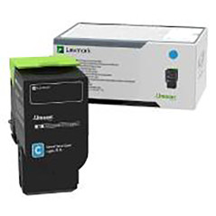 Lexmark 78C0X20 cartuccia toner 1 pz Originale Ciano