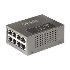 StarTech.com Iniettore PoE++ Multi-Gigabit a 4 porte, Ethernet 5 2.5 1G (NBASE-T), PoE PoE+ PoE++ (802.3af 802.3at 802.3bt),