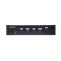 StarTech.com KVM Switch DisplayPort a 4 porte, 8K 60Hz / 4K 144Hz, Display singolo, DP 1.4, 2x USB 3.0, 4x USB 2.0 HID,