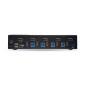 StarTech.com KVM Switch DisplayPort a 4 porte, 8K 60Hz / 4K 144Hz, Display singolo, DP 1.4, 2x USB 3.0, 4x USB 2.0 HID,