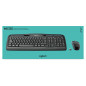 Logitech Wireless Combo MK330 tastiera Mouse incluso Ufficio USB QWERTY US International Nero