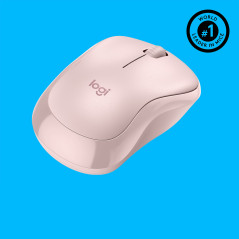 Logitech M220 SILENT Mouse Wireless, 2,4 GHz con Ricevitore USB, Tracciamento Ottico 1000 DPI, Durata Batteria di 18 Mesi,