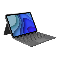 Logitech Folio Touch QWERTY Spagnolo Smart Connector Grigio