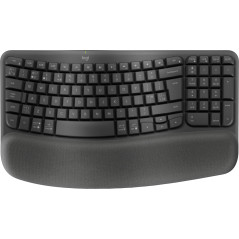 Logitech Wave Keys for Business tastiera Ufficio RF senza fili + Bluetooth QWERTY Inglese UK Grafite