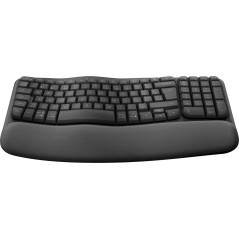 Logitech Wave Keys for Business tastiera Ufficio RF senza fili + Bluetooth QWERTY Inglese UK Grafite