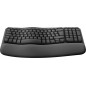 Logitech Wave Keys for Business tastiera Ufficio RF senza fili + Bluetooth QWERTY Inglese UK Grafite