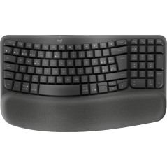 Logitech Wave Keys for Business tastiera Ufficio RF senza fili + Bluetooth QWERTY Spagnolo Grafite