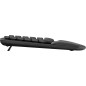 Logitech Wave Keys for Business tastiera Ufficio RF senza fili + Bluetooth QWERTZ Svizzere Grafite