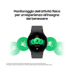 Samsung Galaxy Watch FE 40mm Smartwatch Analisi del Sonno, Ghiera Touch in Alluminio, Silver